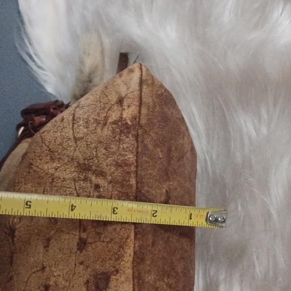 Leather  boho Fina Firenze  crossbody - Picture 12 of 16